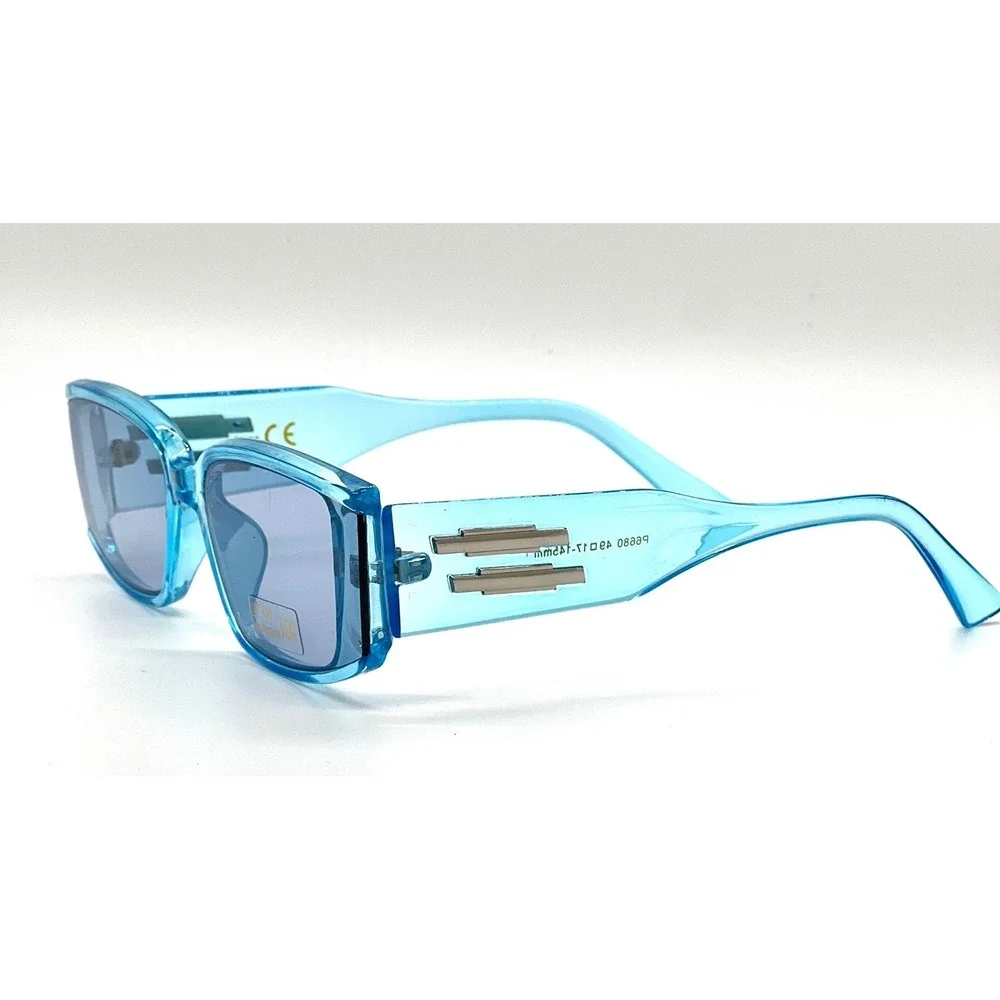 Blue Rectangle Sunglasses Trendy Fashion Frames UV400 Protection Lentes‎ Gafas